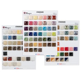 Stoneware Glaze Chip Board Set of 3